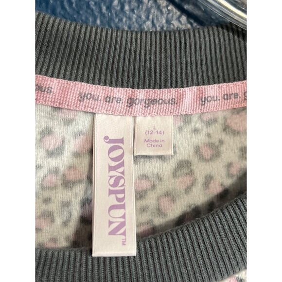 Velour Joyspun Womens Large Leopard Print Pajama Set - Picture 3 of 7